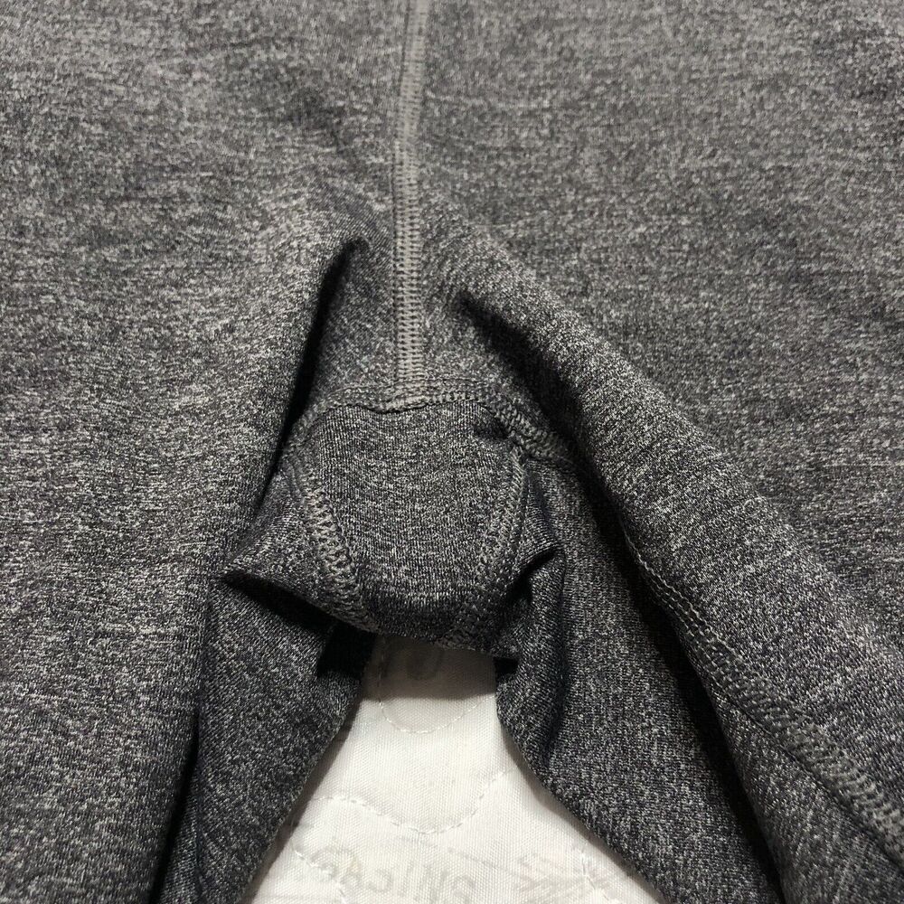 Lululemon Pace Rival Crop Leggings Pockets Size 8 Gray Black Heather 23" - Picture 7 of 9